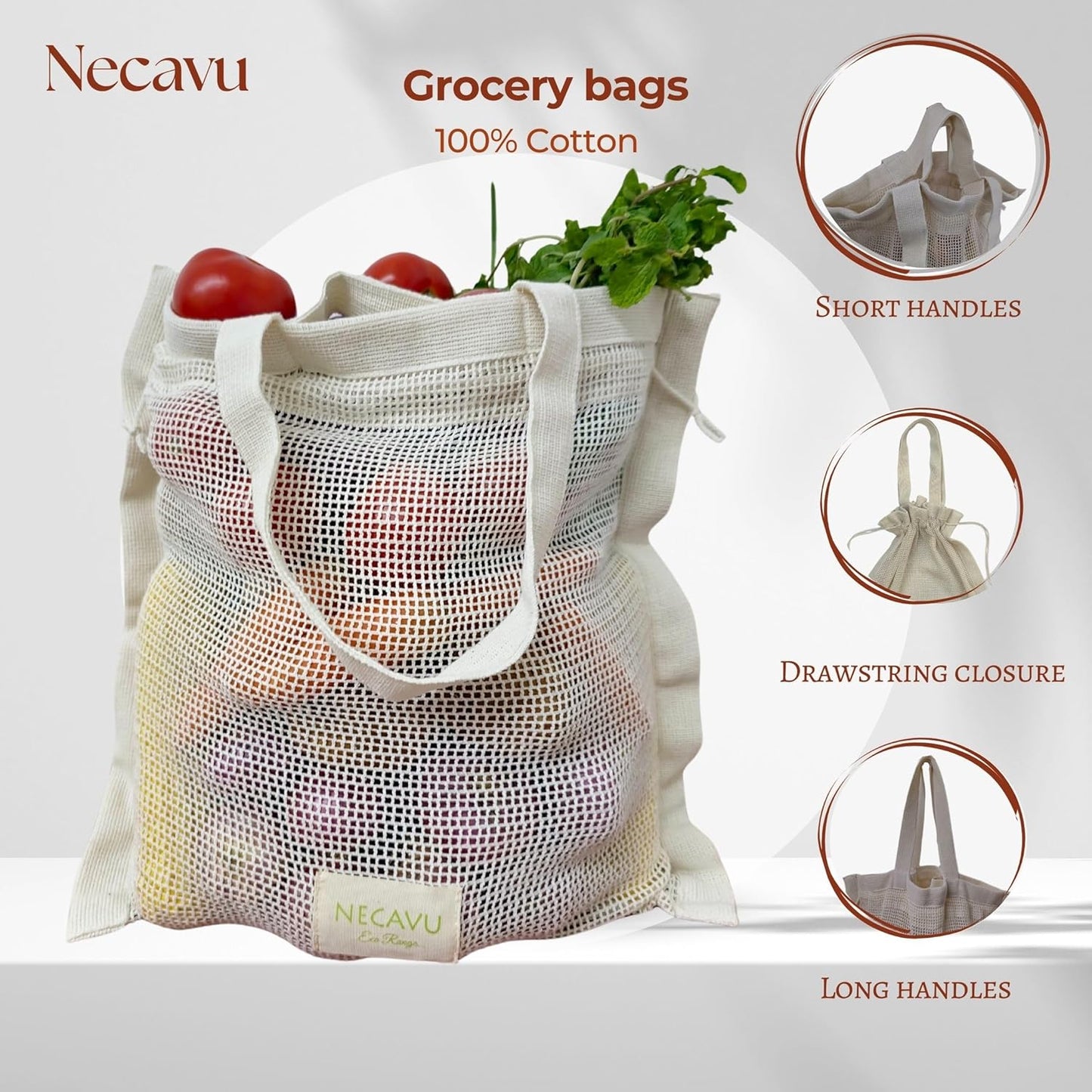 white-Grocery bag