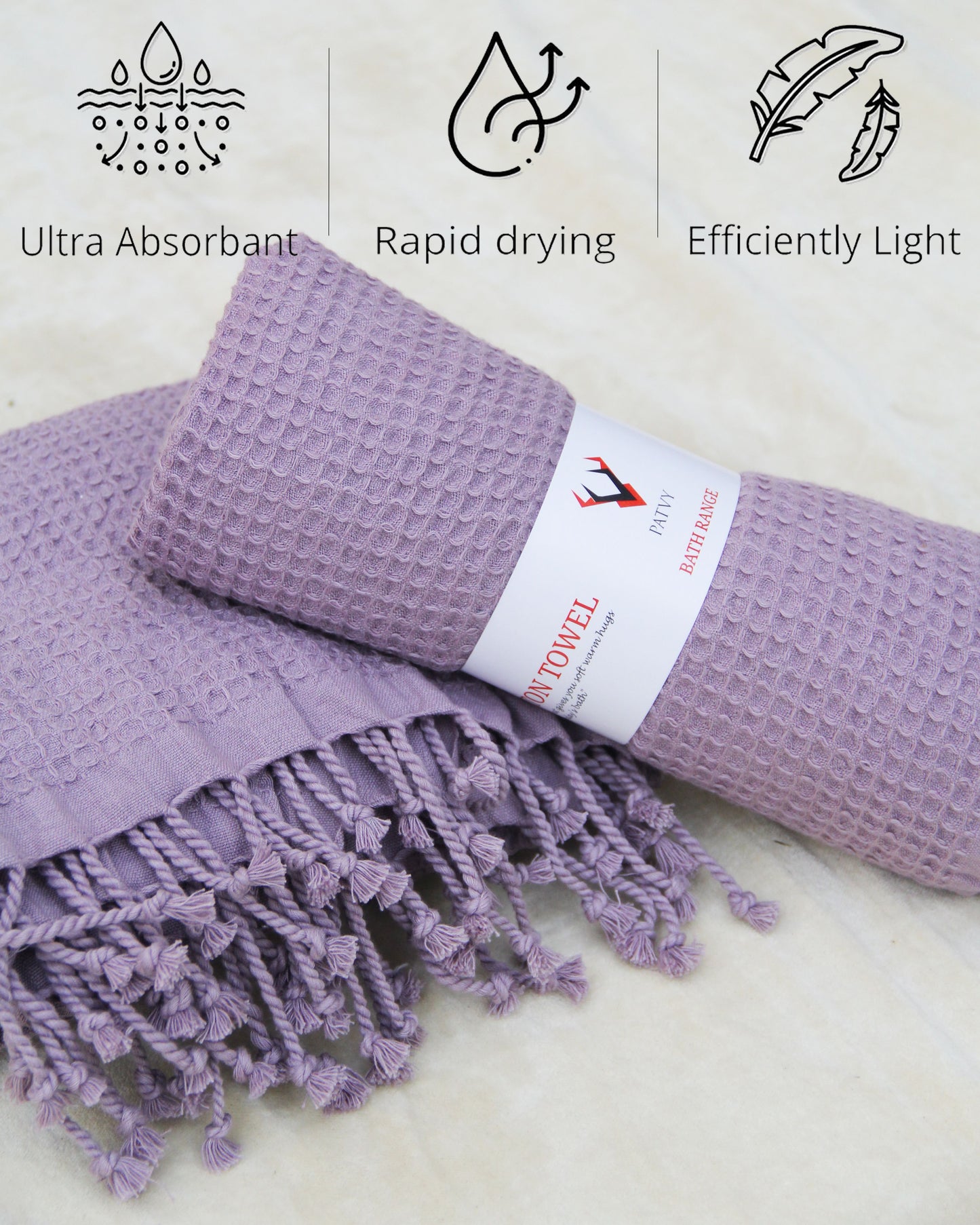 Patvy bath towels,Ultra Absorbent, rapid drying, lightweight