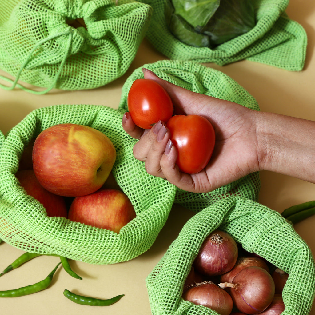 Cotton Mesh Bag - Eco Quartet