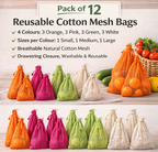 Cotton Mesh Bag - Eco Quartet