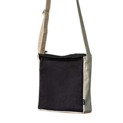 Dual tone moco bag (black)