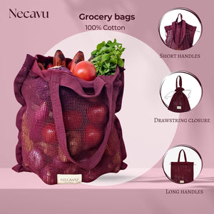 S.Red-Grocery bag PT-GRB-SRD