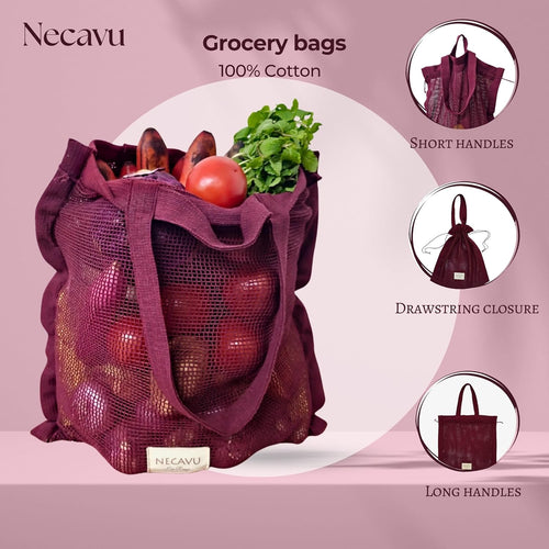 S.Red-Grocery bag PT-GRB-SRD